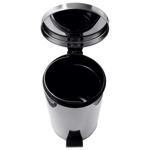  Урна мусорная с педалью nv 12 л хром nv-bin12l | Урны-пепельницы