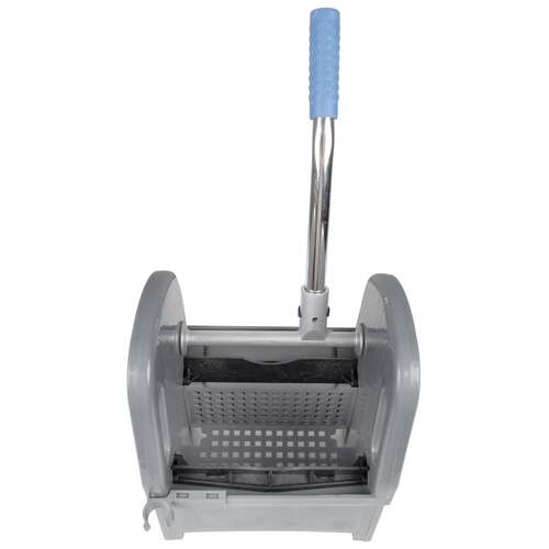  Одноведерная металлическая тележка с отжимом и корзинкой под химию nv 23 л nv-11123 | Одноведерные тележки