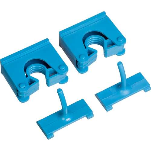  Настенное крепление nv 2 зажима 4 крючка 47 см синее nv-09011-3b | Крепление