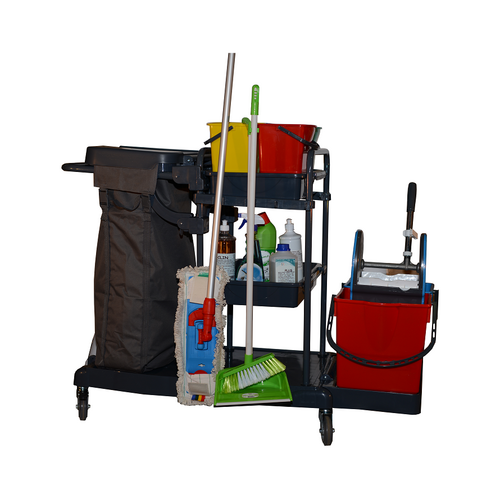  Favori тележка уборочная многофункциональная окрашенная (профессиональная) ka401fb | Функциональные тележки