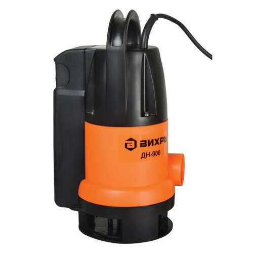 Дренажный насос для грязной воды вихрь дн-900, 900 вт, 258 л/мин, погружной, 68/2/3  Дренажный насос для грязной воды вихрь дн-900, 900 вт, 258 л/мин, погружной, 68/2/3 | Насосы и насосные станции