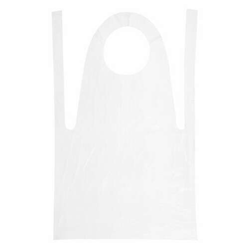 Фартуки полиэтиленовые, комплект 100 шт., одноразовые, размер 69 см х 107 см, плотность 14 мкм  Фартуки полиэтиленовые, комплект 100 шт., одноразовые, размер 69 см х 107 см, плотность 14 мкм | Фартуки одноразовые