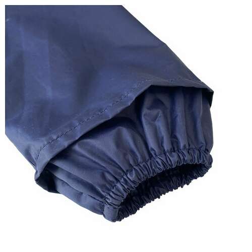  Дождевик-плащ синий на молнии многоразовый с пвх-покрытием, размер 56-58 (xxl), рост 170-176, грандмастер, 610867 | Непромокаемые плащи и куртки