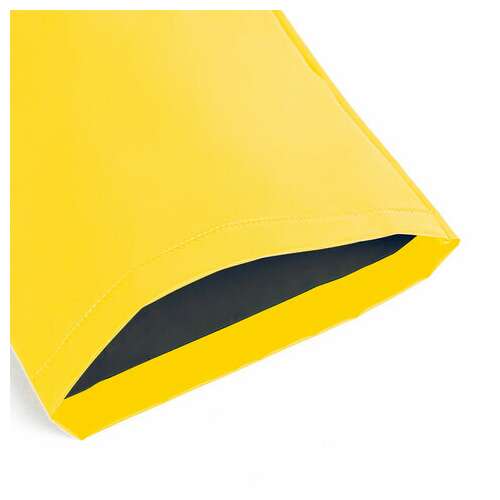  Дождевик-куртка желтая на кнопках с карманами, виниловая, размер 50-56, рост 170-185, грандмастер, 610939 | Непромокаемые плащи и куртки