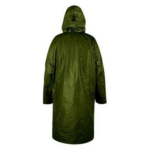  Дождевик-плащ хаки на кнопках виниловый сверхпрочный, размер 50-56, рост 170-185, грандмастер, 610937 | Непромокаемые плащи и куртки