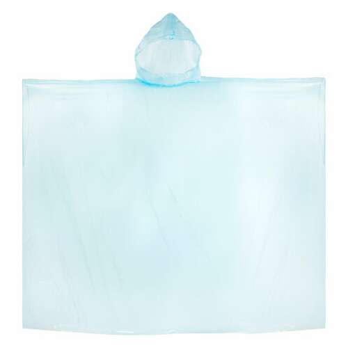  Дождевик-пончо синий полиэтиленовый, универсальный размер, shamaani (шамаани), 610940 | Непромокаемые плащи и куртки