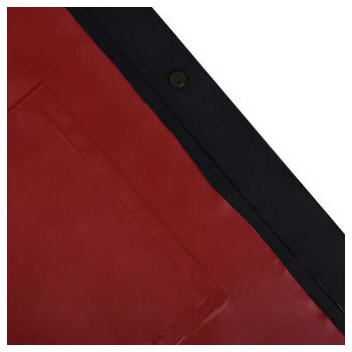  Дождевик-куртка чёрная на кнопках с карманами, виниловая, размер 50-56, рост 170-185, грандмастер, 610942 | Непромокаемые плащи и куртки