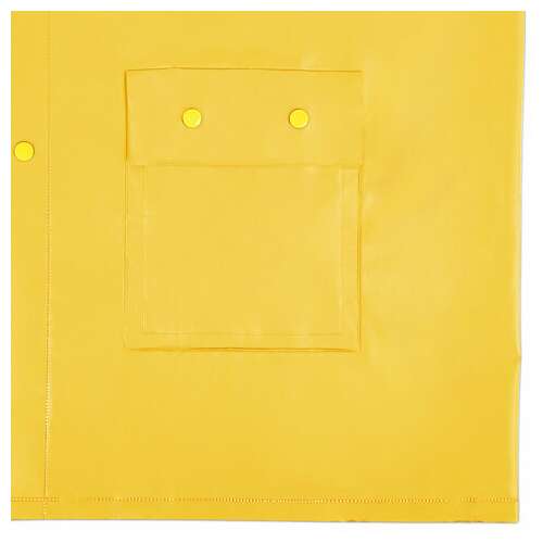  Дождевик-куртка желтая на кнопках с карманами, виниловая, размер 50-56, рост 170-185, грандмастер, 610939 | Непромокаемые плащи и куртки