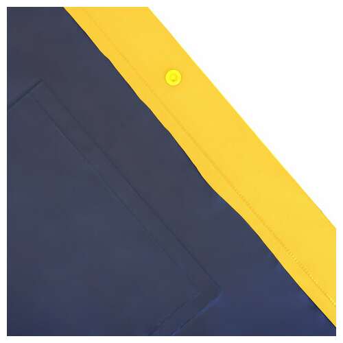  Дождевик-куртка желтая на кнопках с карманами, виниловая, размер 50-56, рост 170-185, грандмастер, 610939 | Непромокаемые плащи и куртки