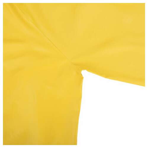  Дождевик-куртка желтая на кнопках с карманами, виниловая, размер 50-56, рост 170-185, грандмастер, 610939 | Непромокаемые плащи и куртки