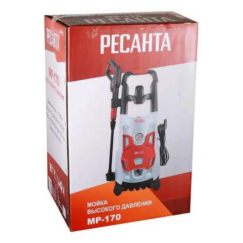 Минимойка мр-170 ресанта, мощность 1,9 квт, давление 170 бар, шланг 8 м, 70/8/20 | Минимойки