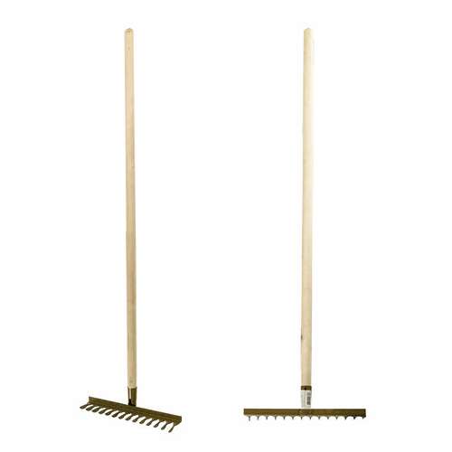 Грабли классические витые, 14 зубьев, ширина 40 см, деревянный черенок 120 см, км000876  Грабли классические витые, 14 зубьев, ширина 40 см, деревянный черенок 120 см, км000876 | Инвентарь для уборки на улице и уходом за почвой