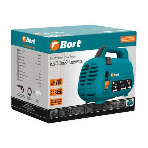 Минимойка bort bhr-1600-compact, мощность 1,6 квт, давление 120 бар, шланг 5 м, 93415742  Минимойка bort bhr-1600-compact, мощность 1,6 квт, давление 120 бар, шланг 5 м, 93415742 | Минимойки