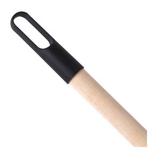  Веник синтетический веерный 29х26 см, деревянный черенок 40 см, еврорезьба, laima expert, 601830 | Инвентарь для уборки на улице и уходом за почвой