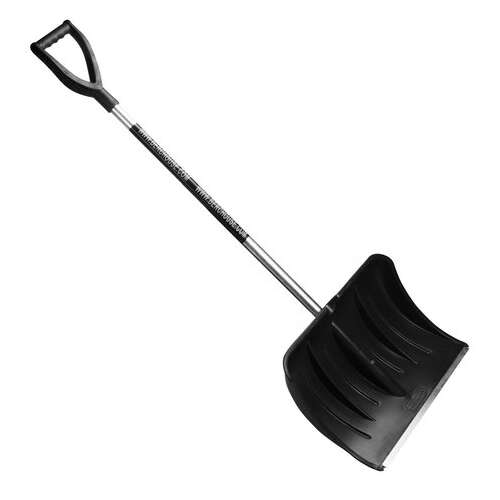  Лопата снеговая 54х37 см, пластиковая, алюминиевый черенок с v-ручкой 130 см, армирующая алюминиевая планка, № 13, №13 | Инвентарь для уборки на улице и уходом за почвой