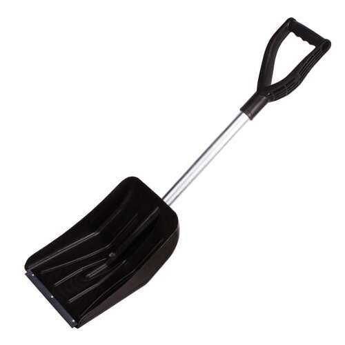  Лопата универсальная автомобильная, пластиковая, 26х36 см, высота 85 см, с алюминиевым наконечником, №6 | Инвентарь для уборки на улице и уходом за почвой
