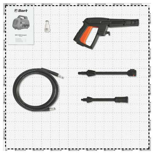 Минимойка bort bhr-1600-compact, мощность 1,6 квт, давление 120 бар, шланг 5 м, 93415742  Минимойка bort bhr-1600-compact, мощность 1,6 квт, давление 120 бар, шланг 5 м, 93415742 | Минимойки
