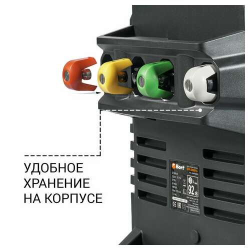  Минимойка bort bhr-2000m-pro, мощность 2 квт, давление 150 бар, шланг 8 м, 93416411 | Минимойки