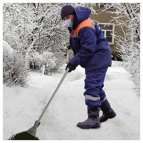  Ледоруб-топор 15 см, вес 1,05 кг, металлическая ручка 135 см, d=25 мм, для уборки льда, наледи, слежавшегося снега, б-3 | Инвентарь для уборки на улице и уходом за почвой