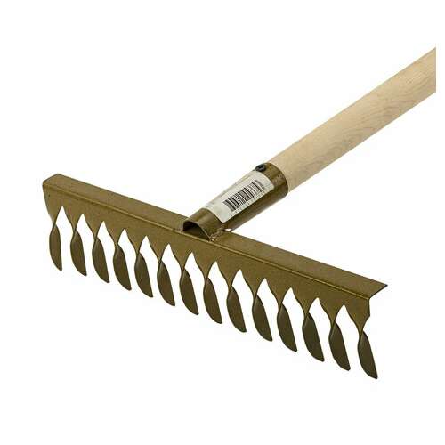 Грабли классические витые, 14 зубьев, ширина 40 см, деревянный черенок 120 см, км000876  Грабли классические витые, 14 зубьев, ширина 40 см, деревянный черенок 120 см, км000876 | Инвентарь для уборки на улице и уходом за почвой