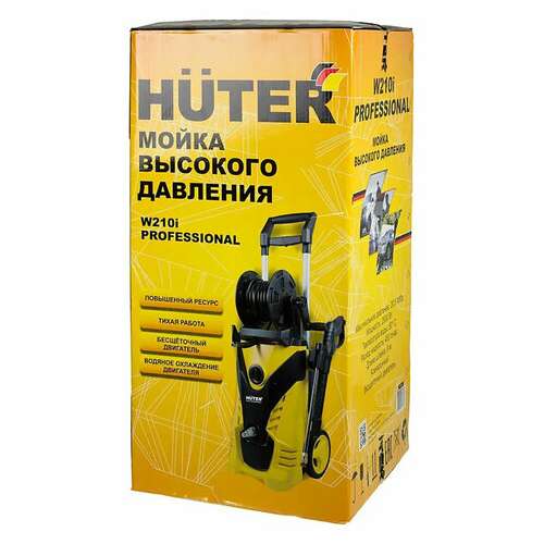 Минимойка huter w210i professional, мощность 2,6 квт, давление 210 бар, шланг 8 м, 70/8/18  Минимойка huter w210i professional, мощность 2,6 квт, давление 210 бар, шланг 8 м, 70/8/18 | Минимойки