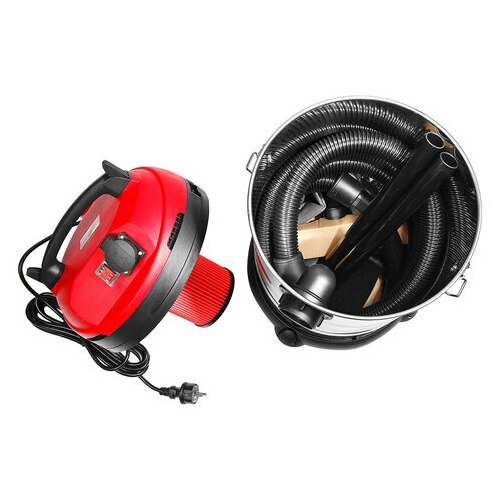  Пылесос хозяйственный зубр пу-30-1400, 1400 вт, сухая/влажная уборка, сила всасывания 300 вт, бак 30 л, пу-30-1400 м3 | Пылесосы промышленные