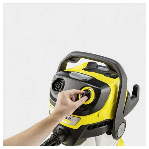 Пылесос хозяйственный karcher wd 5 s, мусоросборник 25 л, мощность 1100 вт, желтый, 1.628-350.0  Пылесос хозяйственный karcher wd 5 s, мусоросборник 25 л, мощность 1100 вт, желтый, 1.628-350.0 | Пылесосы промышленные