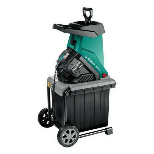  Садовый измельчитель электрический зубр зиэ-40-2500, 2500 вт, 4050 об/мин, 100 кг/ч, зиэ-40-2500 | Садовые измельчители