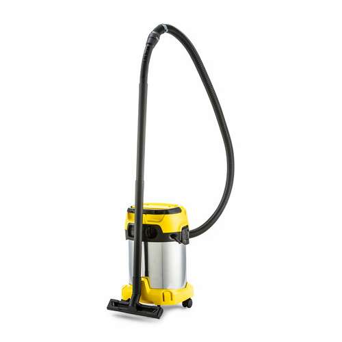  Пылесос хозяйственный karcher wd 3 s, мусоросборник 17 л, мощность 1000 вт, желтый, 1.628-135.0 | Пылесосы промышленные