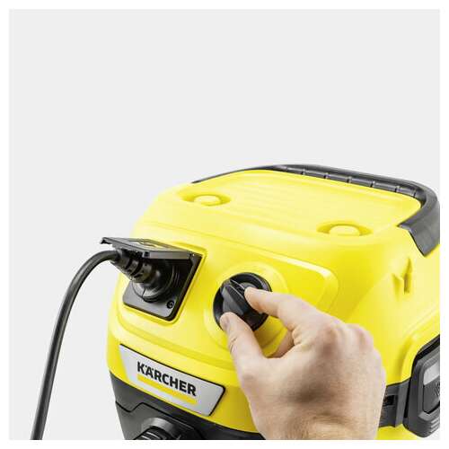  Пылесос хозяйственный karcher wd 3 ps, мусоросборник 17 л, мощность 1000 вт, желтый, 1.628-190.0 | Пылесосы промышленные
