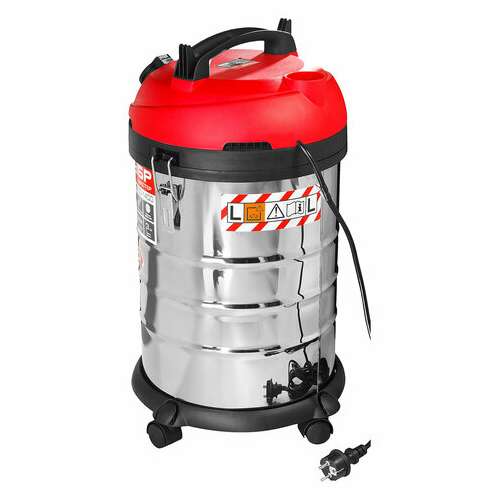  Пылесос хозяйственный зубр пу-30-1400, 1400 вт, сухая/влажная уборка, сила всасывания 300 вт, бак 30 л, пу-30-1400 м3 | Пылесосы промышленные