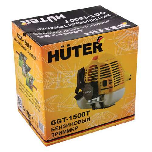  Триммер бензиновый huter ggt-1500t, 1500 вт, 9500 об/мин, объем двигателя 39,2 см3, 70/2/9 | Триммеры бензиновые