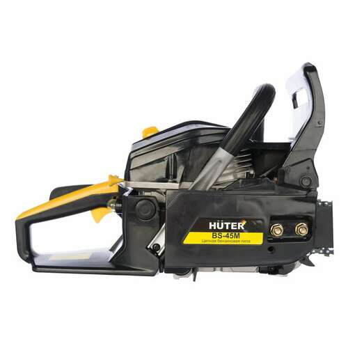  Бензопила huter bs-45м, 2300 вт, 3800 об/мин, длина шины 40 см, объем двигателя 45 см3, 3,1 л.с., 70/6/4 | Бензопилы