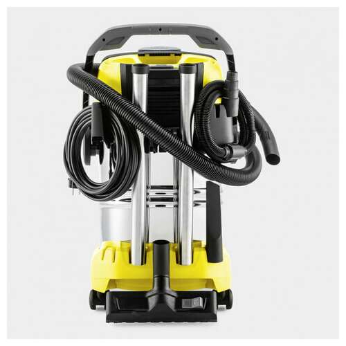  Пылесос хозяйственный karcher wd 6 ps, мусоросборник 30 л, мощность 1300 вт, желтый, 1.628-360.0 | Пылесосы промышленные