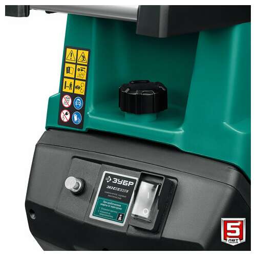  Садовый измельчитель электрический зубр зиэ-40-2300, 2300 вт, 4200 об/мин, 90 кг/ч, зиэ-40-2300 | Садовые измельчители