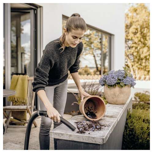  Пылесос хозяйственный karcher wd 3 s, мусоросборник 17 л, мощность 1000 вт, желтый, 1.628-135.0 | Пылесосы промышленные