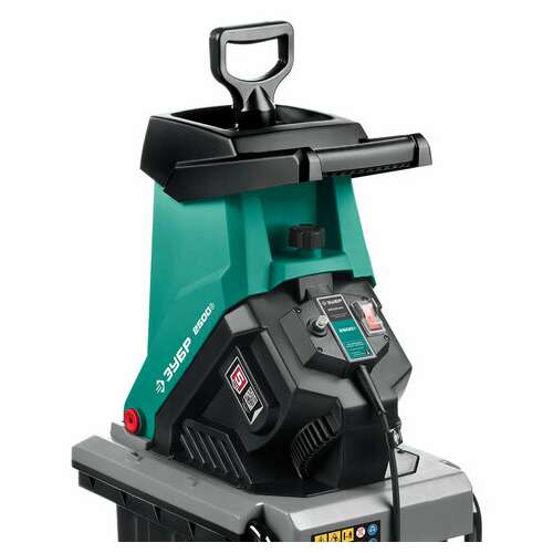  Садовый измельчитель электрический зубр зиэ-40-2500, 2500 вт, 4050 об/мин, 100 кг/ч, зиэ-40-2500 | Садовые измельчители