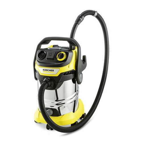  Пылесос хозяйственный karcher wd 6 ps, мусоросборник 30 л, мощность 1300 вт, желтый, 1.628-360.0 | Пылесосы промышленные