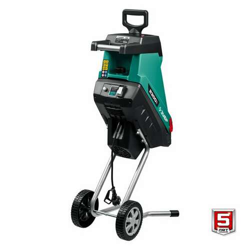  Садовый измельчитель электрический зубр зиэ-40-2300, 2300 вт, 4200 об/мин, 90 кг/ч, зиэ-40-2300 | Садовые измельчители