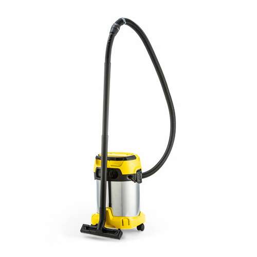  Пылесос хозяйственный karcher wd 3 ps, мусоросборник 17 л, мощность 1000 вт, желтый, 1.628-190.0 | Пылесосы промышленные