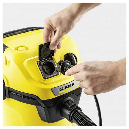  Пылесос хозяйственный karcher wd 3 p, мусоросборник 17 л, мощность 1000 вт, желтый, 1.628-170.0 | Пылесосы промышленные