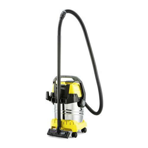 Пылесос хозяйственный karcher wd 5 s, мусоросборник 25 л, мощность 1100 вт, желтый, 1.628-350.0  Пылесос хозяйственный karcher wd 5 s, мусоросборник 25 л, мощность 1100 вт, желтый, 1.628-350.0 | Пылесосы промышленные
