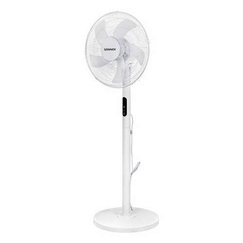  Вентилятор напольный lcd дисплей, пульт ду sonnen fs40-a999, 50 вт, 3 режима, белый, 455735 | Вентиляторы