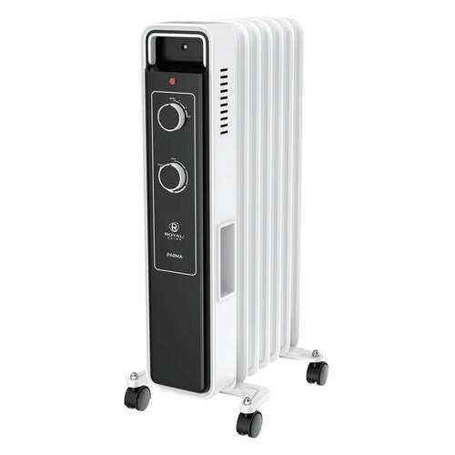  Обогреватель масляный royal clima ror-pr7-1500m, 1500 вт, 7 секций, белый | Масляные обогреватели