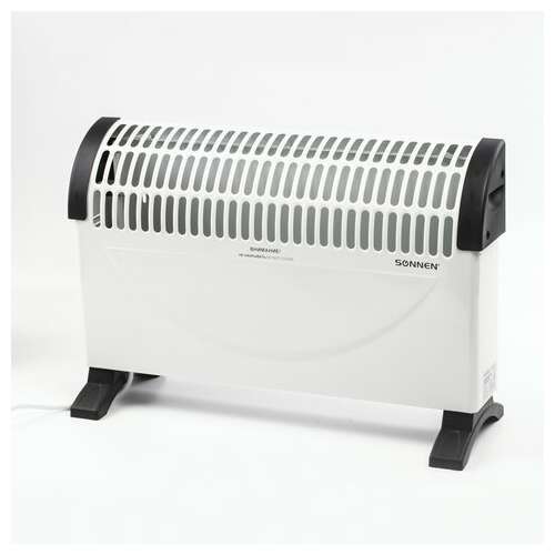 Обогреватель-конвектор sonnen y-02s, 1500 вт, 3 режима работы, белый/черный, 453494 | Конвекторные обогреватели