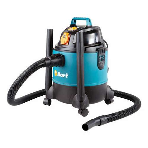  Пылесос хозяйственный bort bss-1220-pro, 1250 вт, сухая/влажная уборка, сила всасывания 250 вт, бак 20 л, 98291797 | Пылесосы промышленные