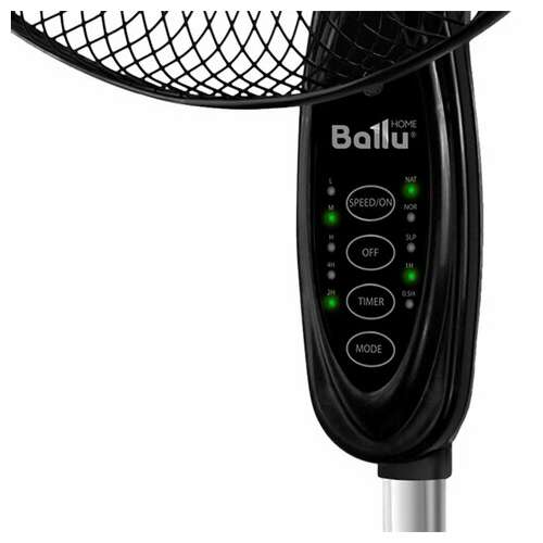  Вентилятор напольный, 3 режима, ballu bff–860r, d=40 см, 45 вт, черный, нс-1236009 | Вентиляторы