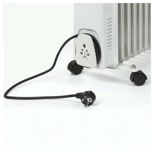  Обогреватель масляный sonnen dfs-11, 2500 вт, 11 секций, белый, 453500 | Масляные обогреватели