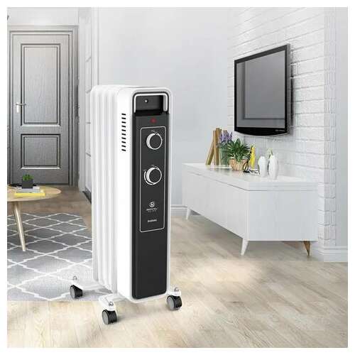  Обогреватель масляный royal clima ror-pr5-1000m, 1000 вт, 5 секций, белый | Масляные обогреватели