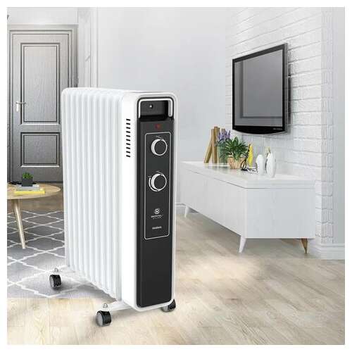  Обогреватель масляный royal clima ror-pr11-2500m, 2500 вт, 11 секций, белый | Масляные обогреватели